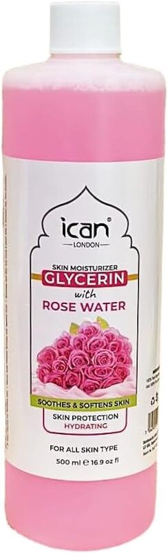 ICAN London Skin Moisturizer Glycerin with Rose Water